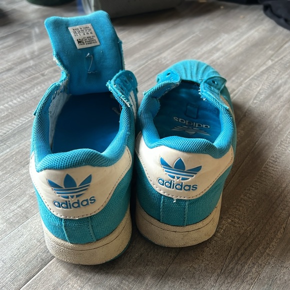 Adidas Turquoise blue shoes 6 1/2 from 2012 - Picture 3 of 7